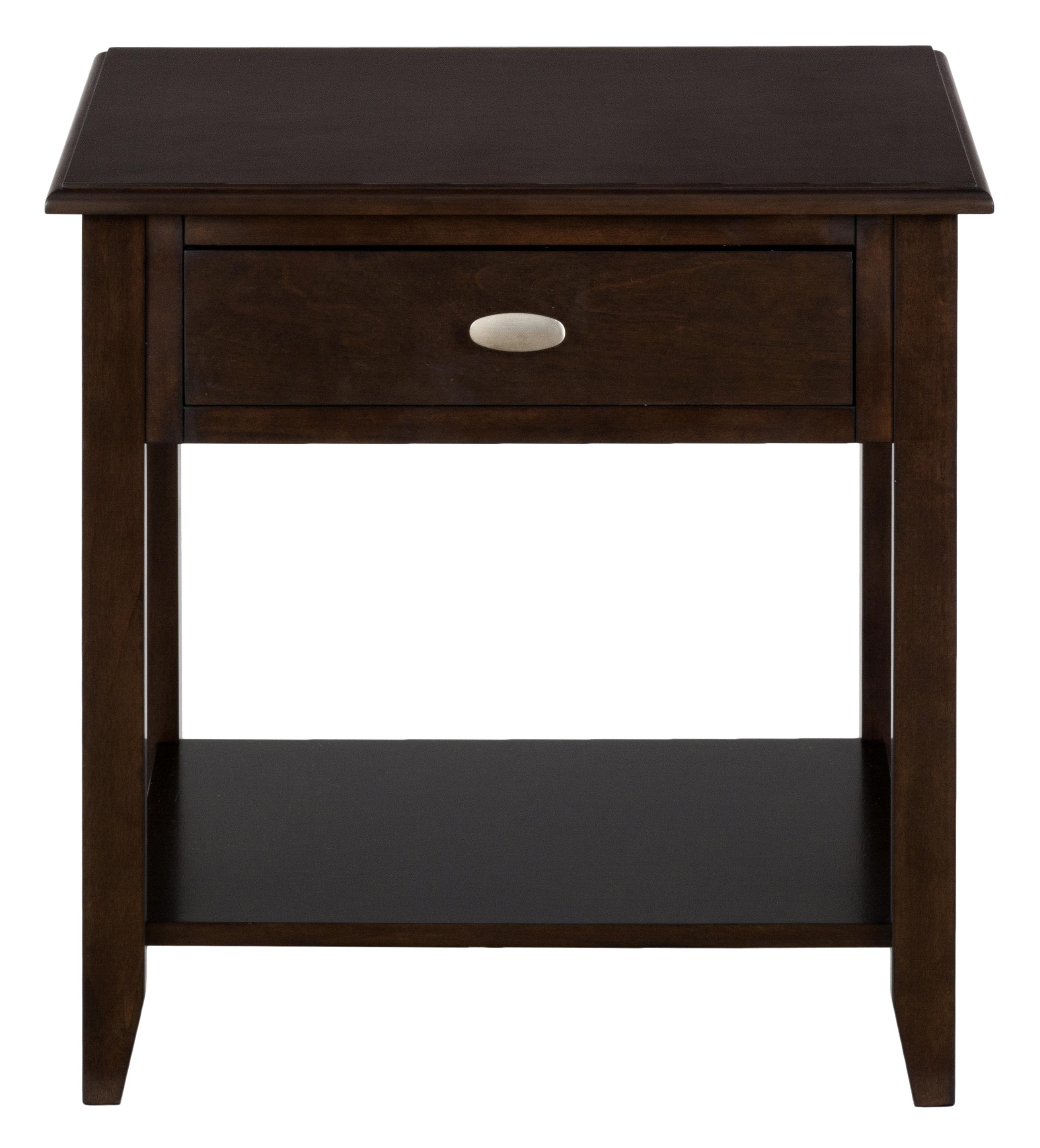 Jofran MerlotEnd Table